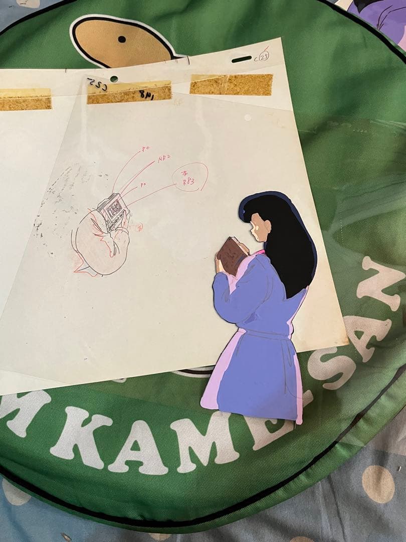 めぞん一刻　音無響子　セル画&原画？動画？セット