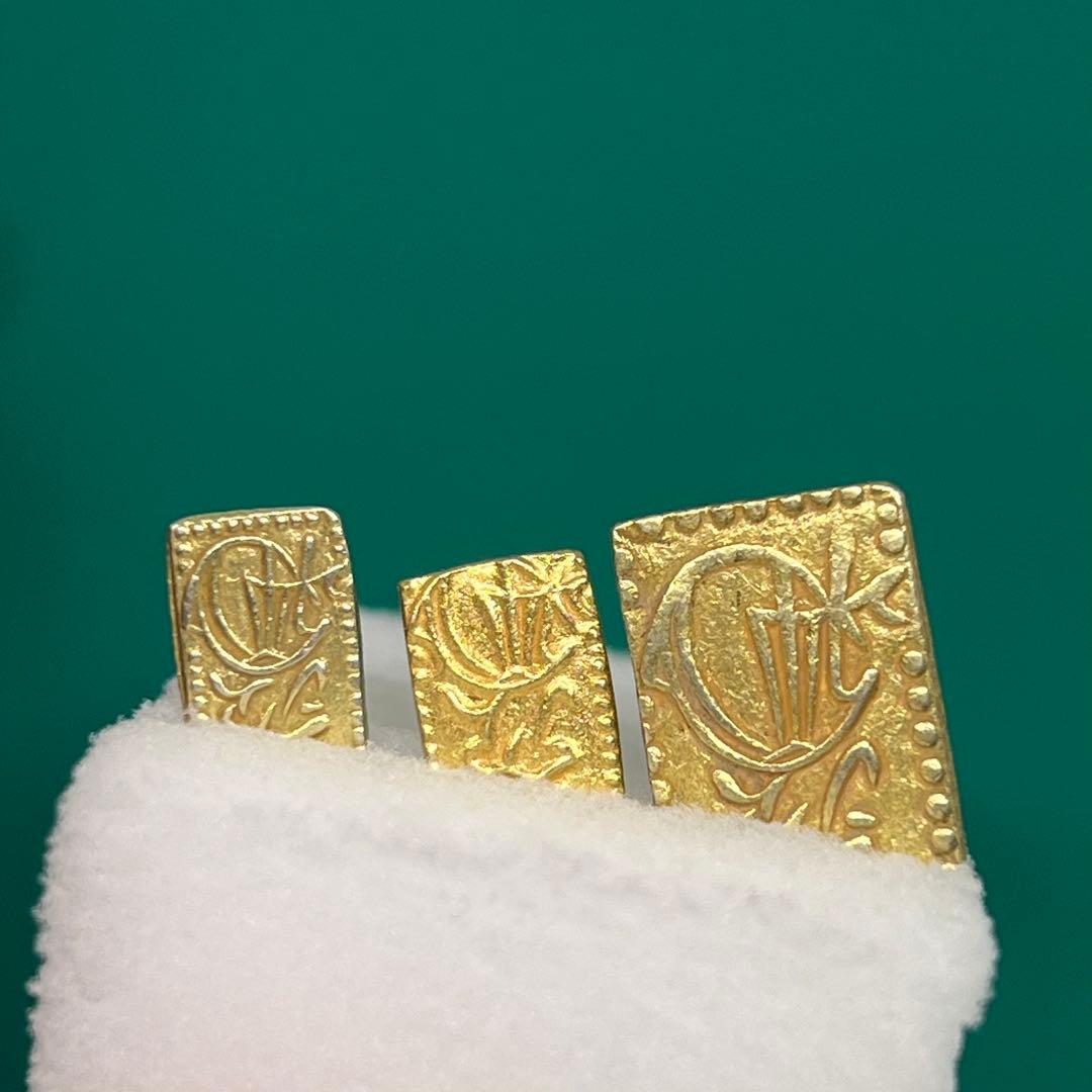 明治二分金、天保二朱金、万延二朱金 計3枚 No.2119