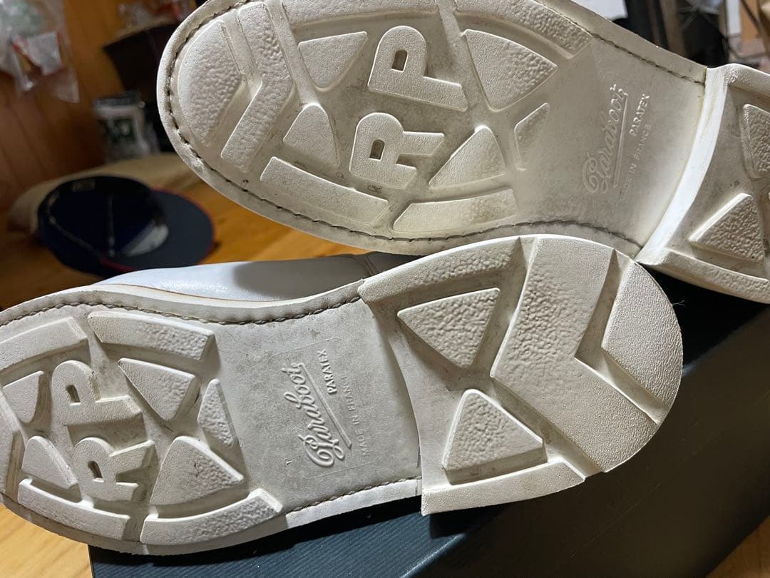 【サイズ7】Paraboot Chambord パラブーツ　シャンボード　白