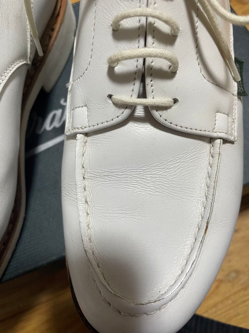 【サイズ7】Paraboot Chambord パラブーツ　シャンボード　白