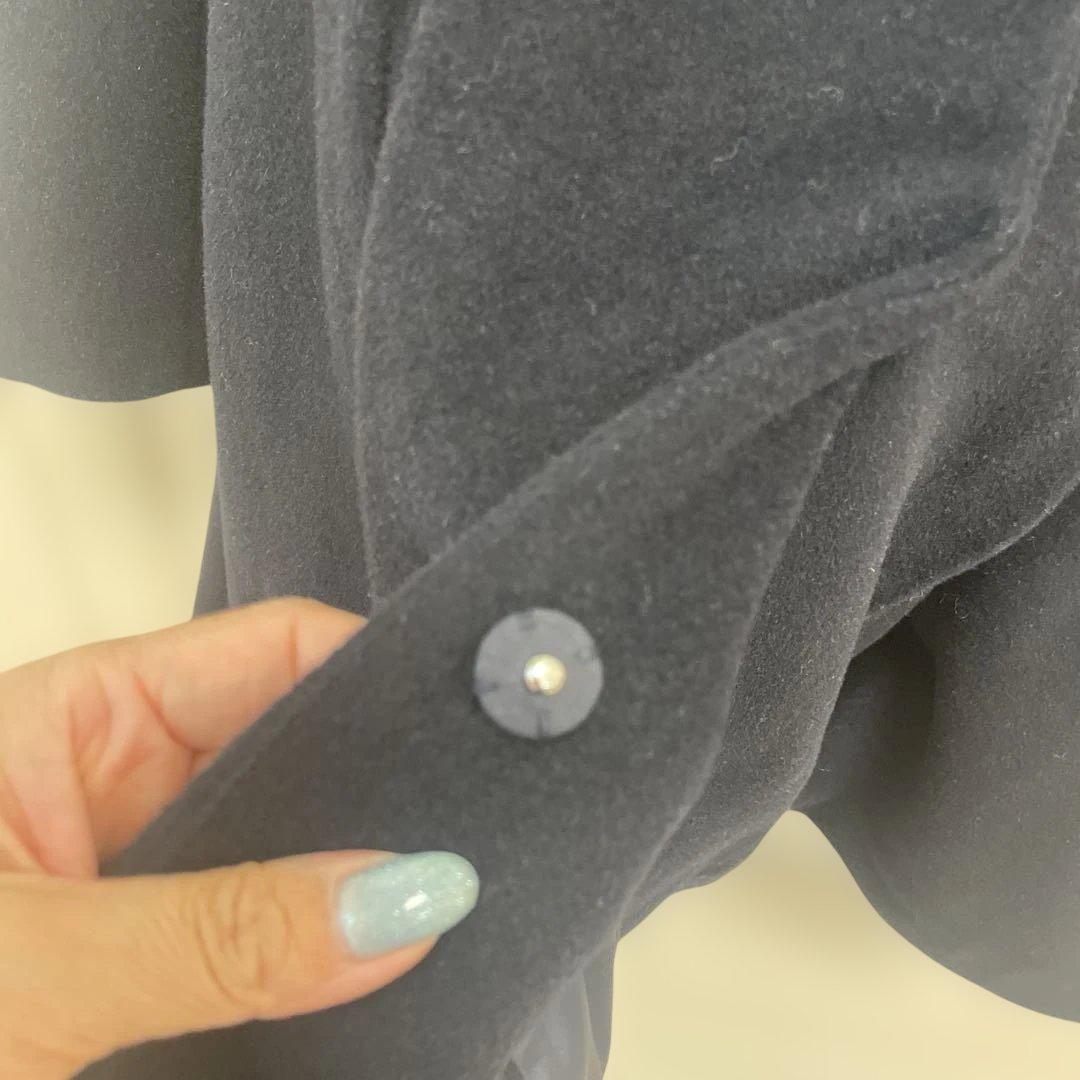 kate spade ネイビー ウールコート 130