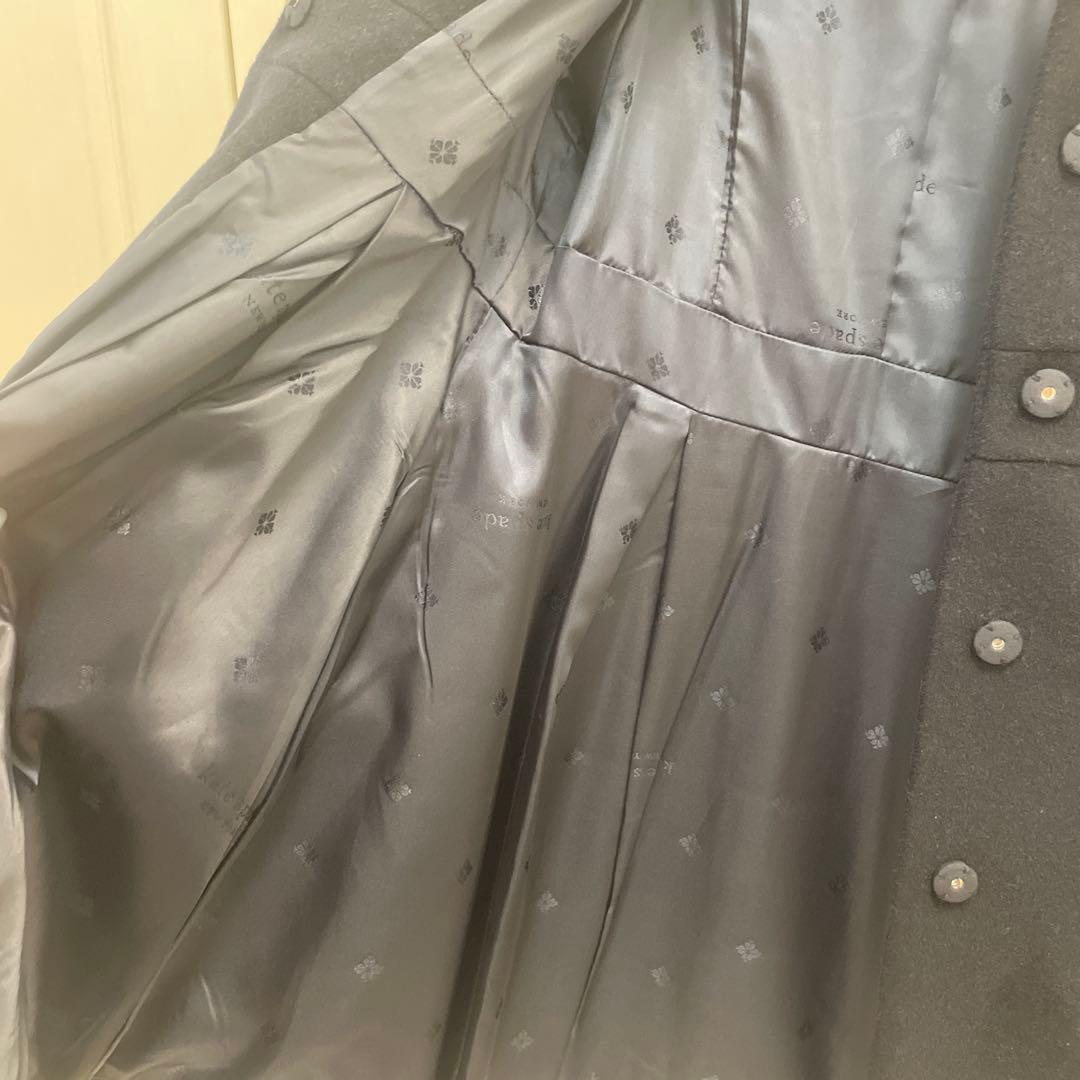 kate spade ネイビー ウールコート 130