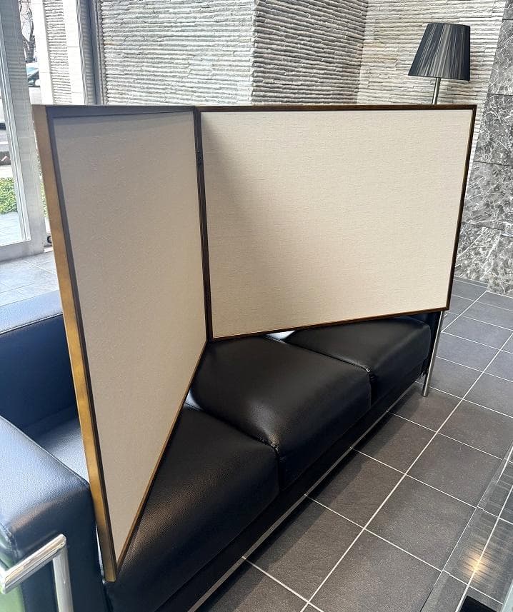 茶器/茶道具　風炉先屏風　NT2431 紐蝶番 女桑 シンプルな衝立・屏風