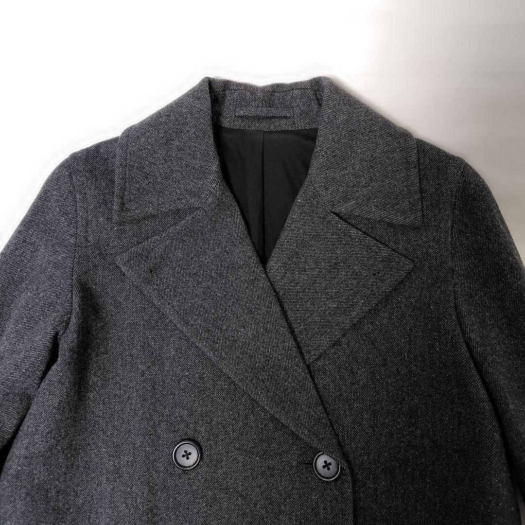 美品 マーガレットハウエル ベルテッド ダブル コート mhl 2way