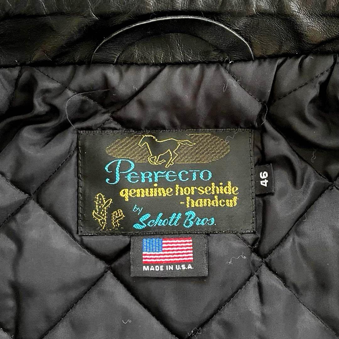 USA製 Schott ライダースジャケット 641HH 馬革 ホースハイド