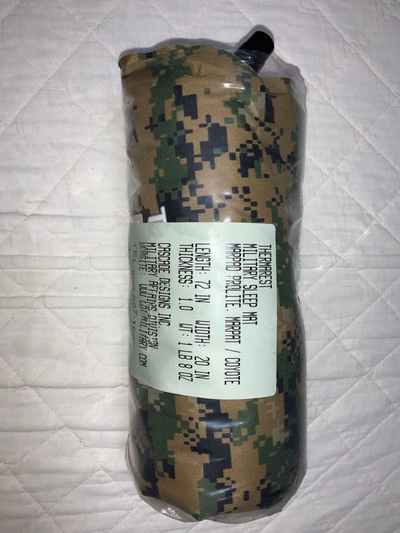 THERMREST MILITARY SLEEPMAT W/L MARPAT新品