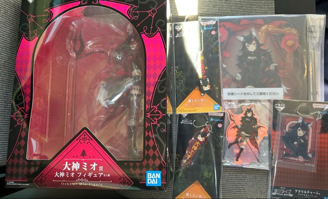 一番くじホロライブ〜villain style〜 大神ミオ賞 フィギュア　セット