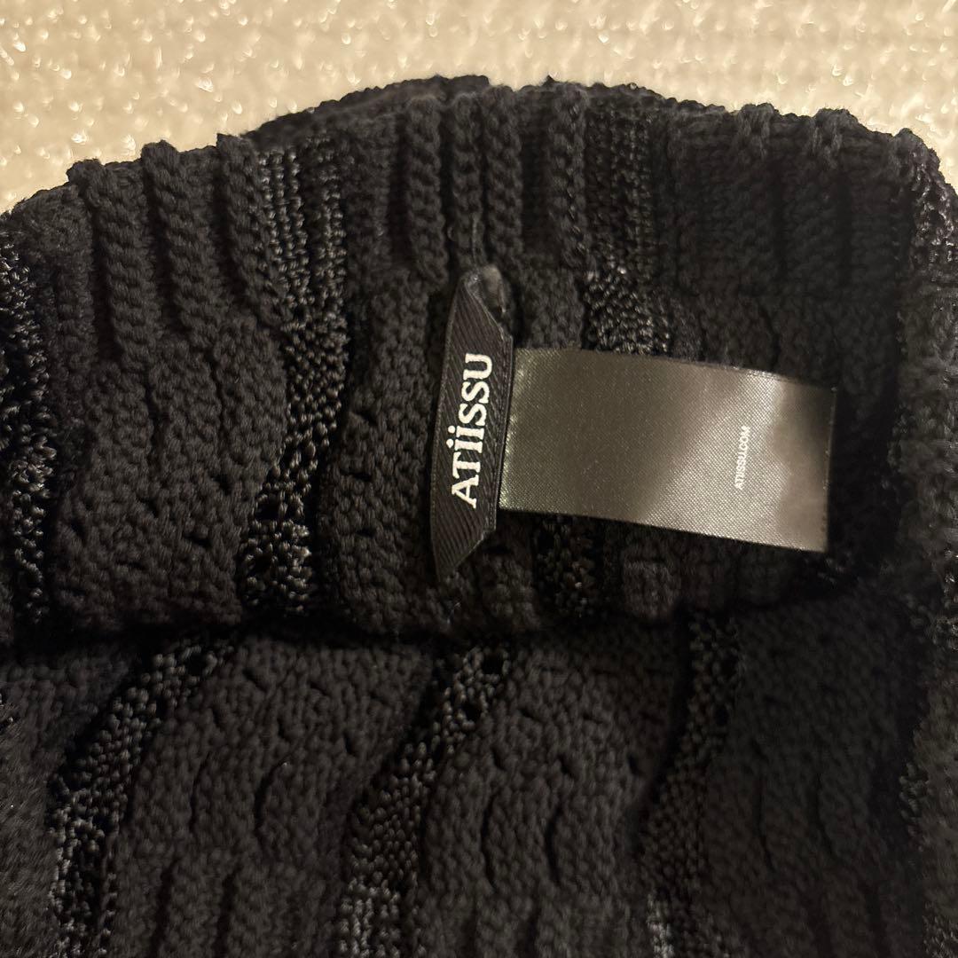 韓国 atiissu ニット帽 ビーニー ブラック ジェントルモンスター