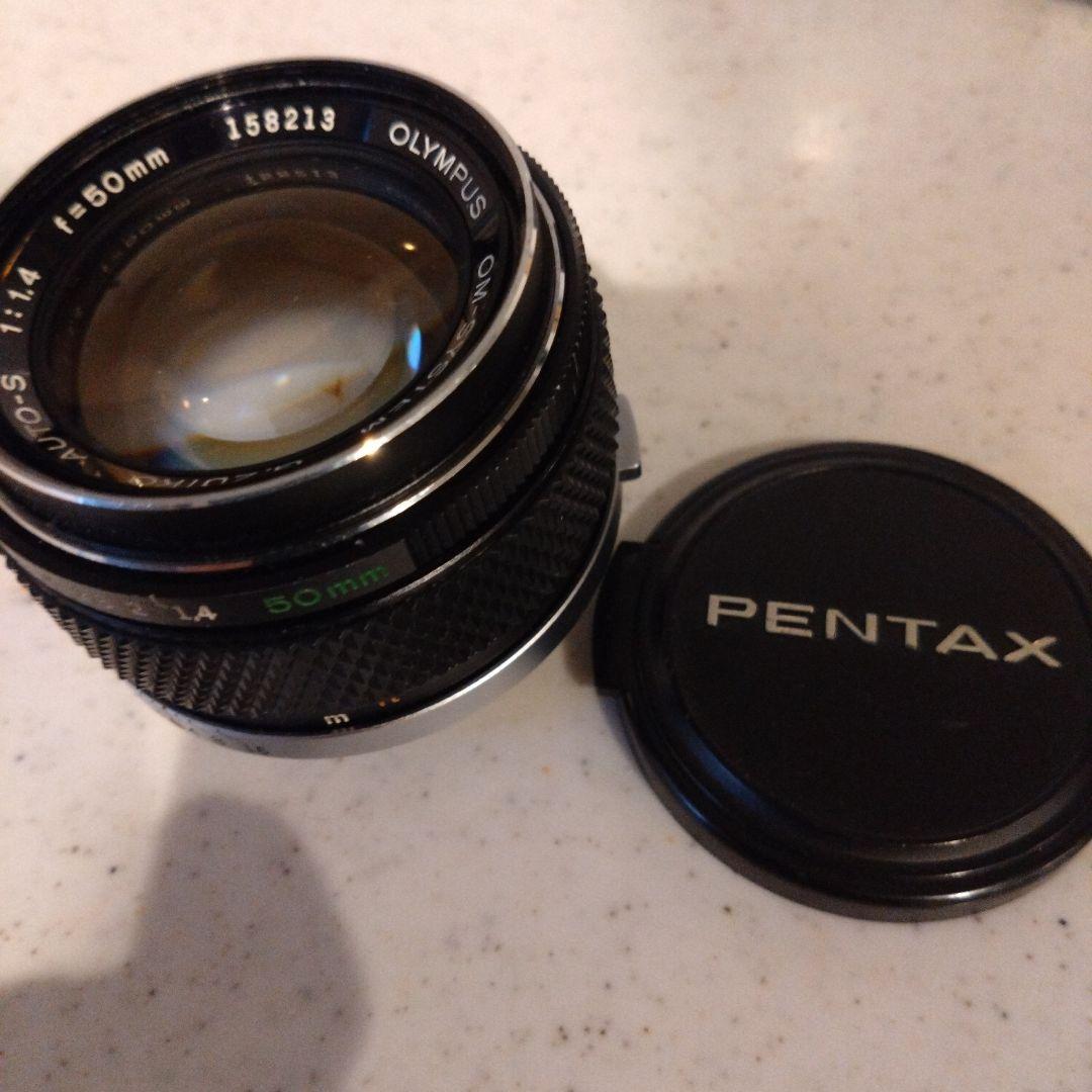 OLYMPUS　OM-1 フィルム一眼レフカメラ レンズ2本セット