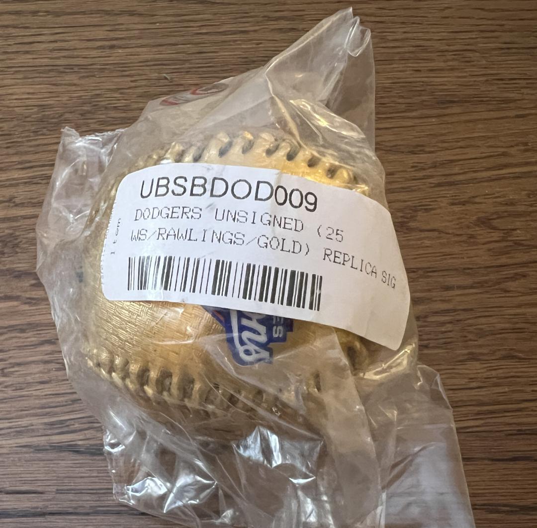 ドジャース 2025 ワールドシリーズ 優勝 サイン ボール ゴールド 大谷翔平