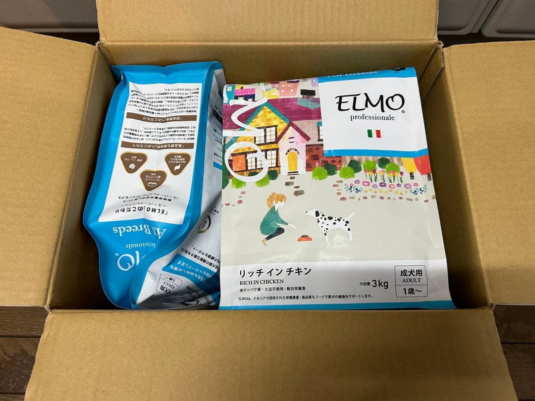 ELMO ドッグフード リッチインチキン 3kg×3