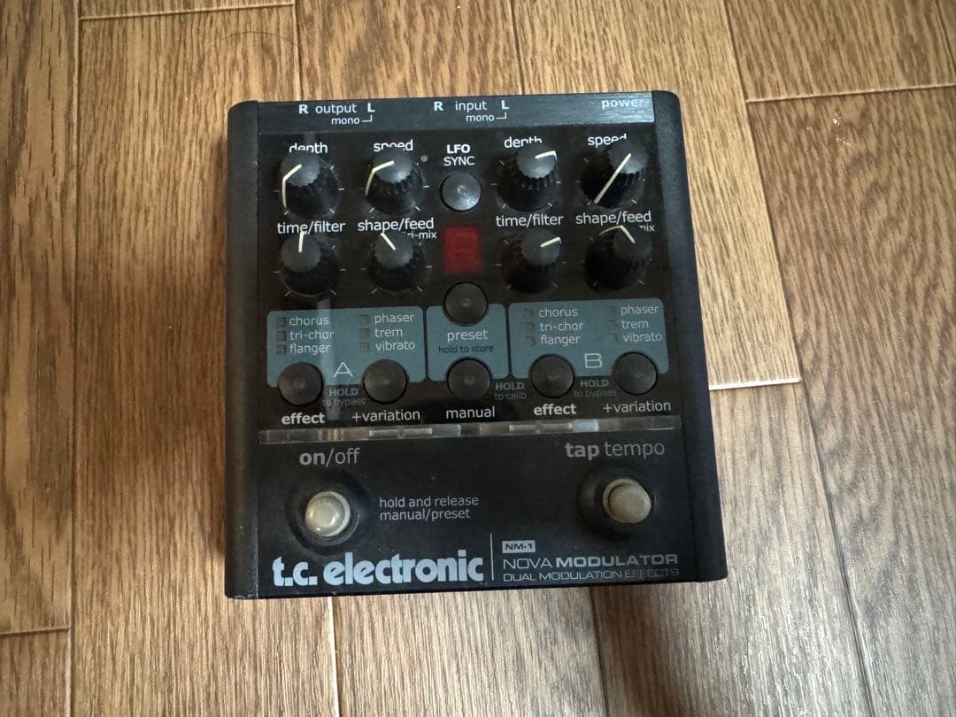 ギター t.c. electronic NOVA Modulator