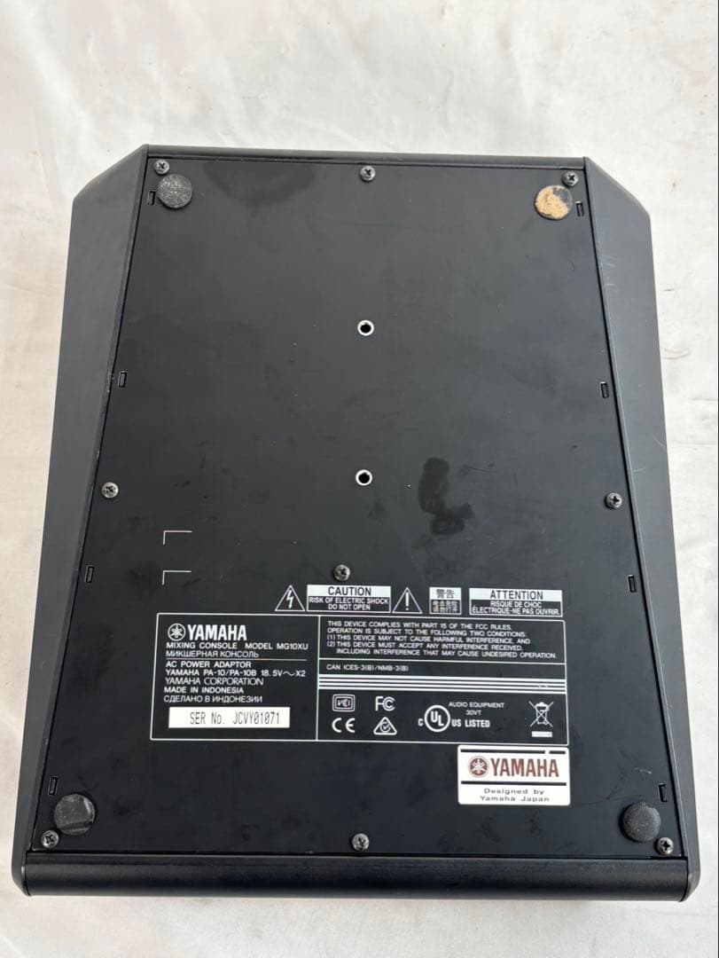 YAMAHA ミキシングコンソール MG10XU パワーアダプター・ケーブル付