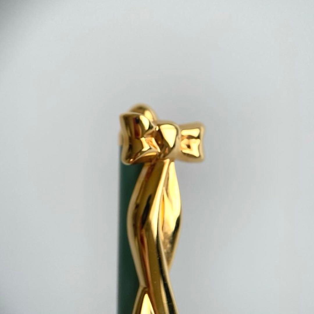 美品【正規品替芯付】 Tiffany&Co. ボールペン リボン ティファニー