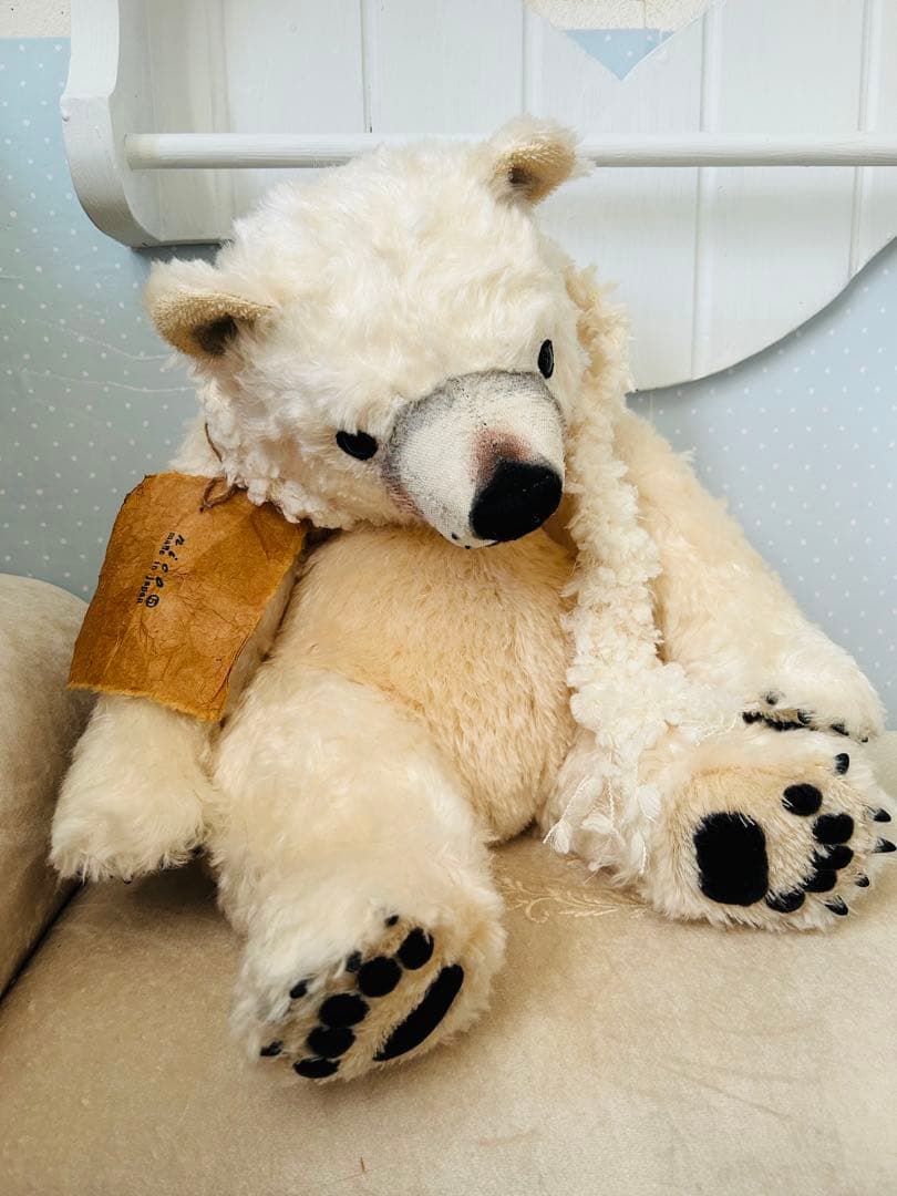 国内作家様　シロクマ　テディベア　ぬいぐるみ　金井二一奈様　アートドール