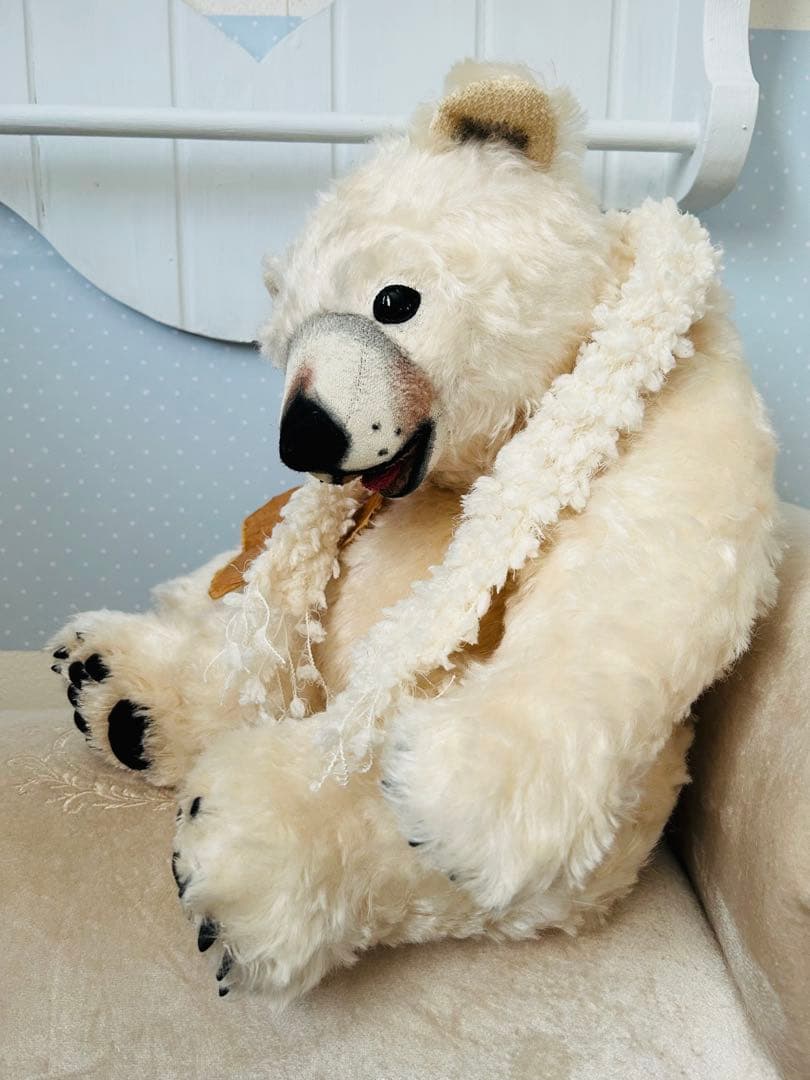 国内作家様　シロクマ　テディベア　ぬいぐるみ　金井二一奈様　アートドール