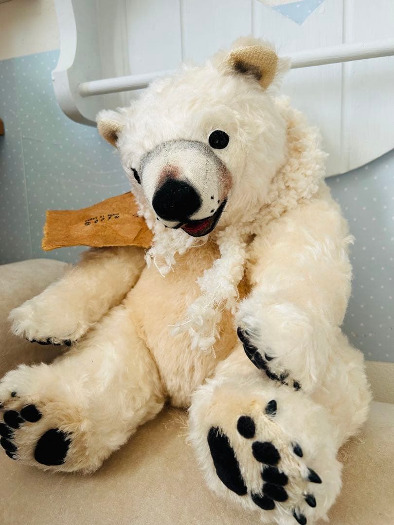 国内作家様　シロクマ　テディベア　ぬいぐるみ　金井二一奈様　アートドール