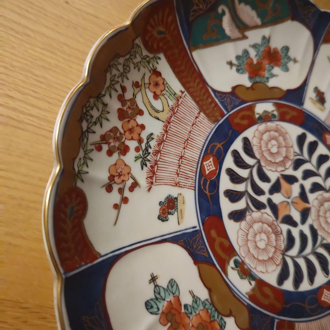 古伊万里 手描き大皿