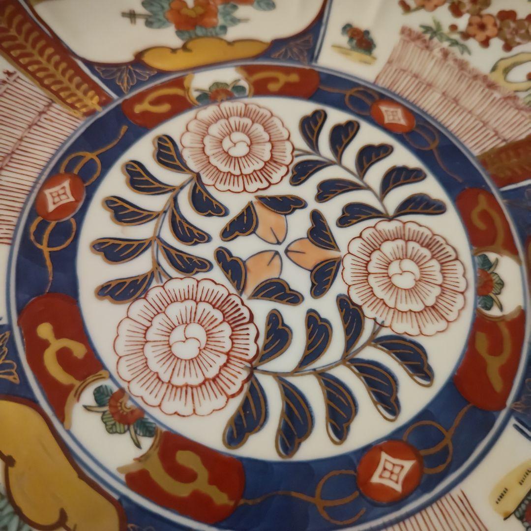 古伊万里 手描き大皿