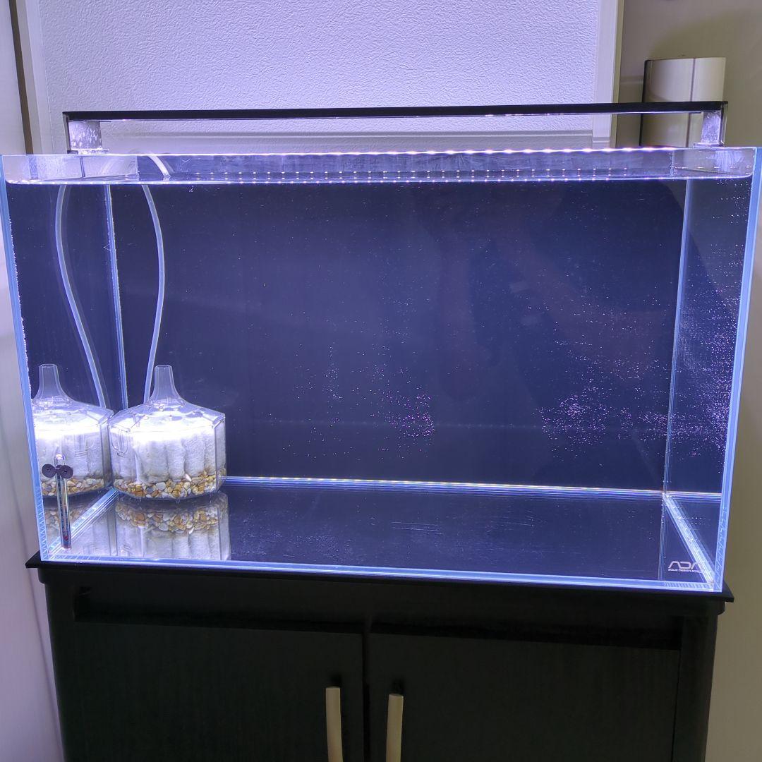 直接取り引き　引退　アクアリウム　ada 60センチ　キューブ　水槽　セット