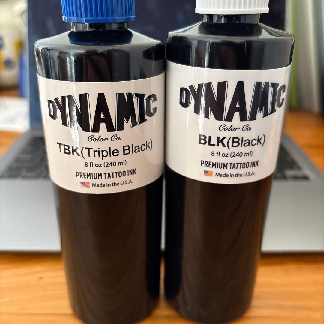 DYNAMIC タトゥーインク TBK & BLK セット 240ml
