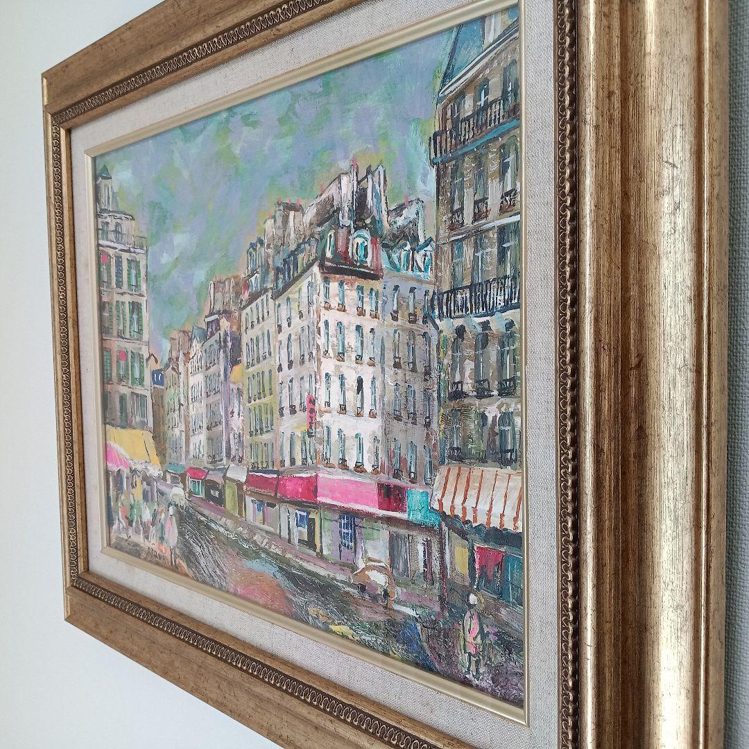 小澤勇寿郎　パリ　美品の油絵です