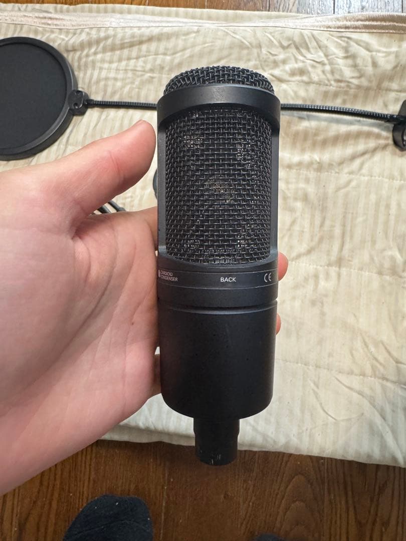 タ*ル様 audio-technica at2020 ポップフィルター付き