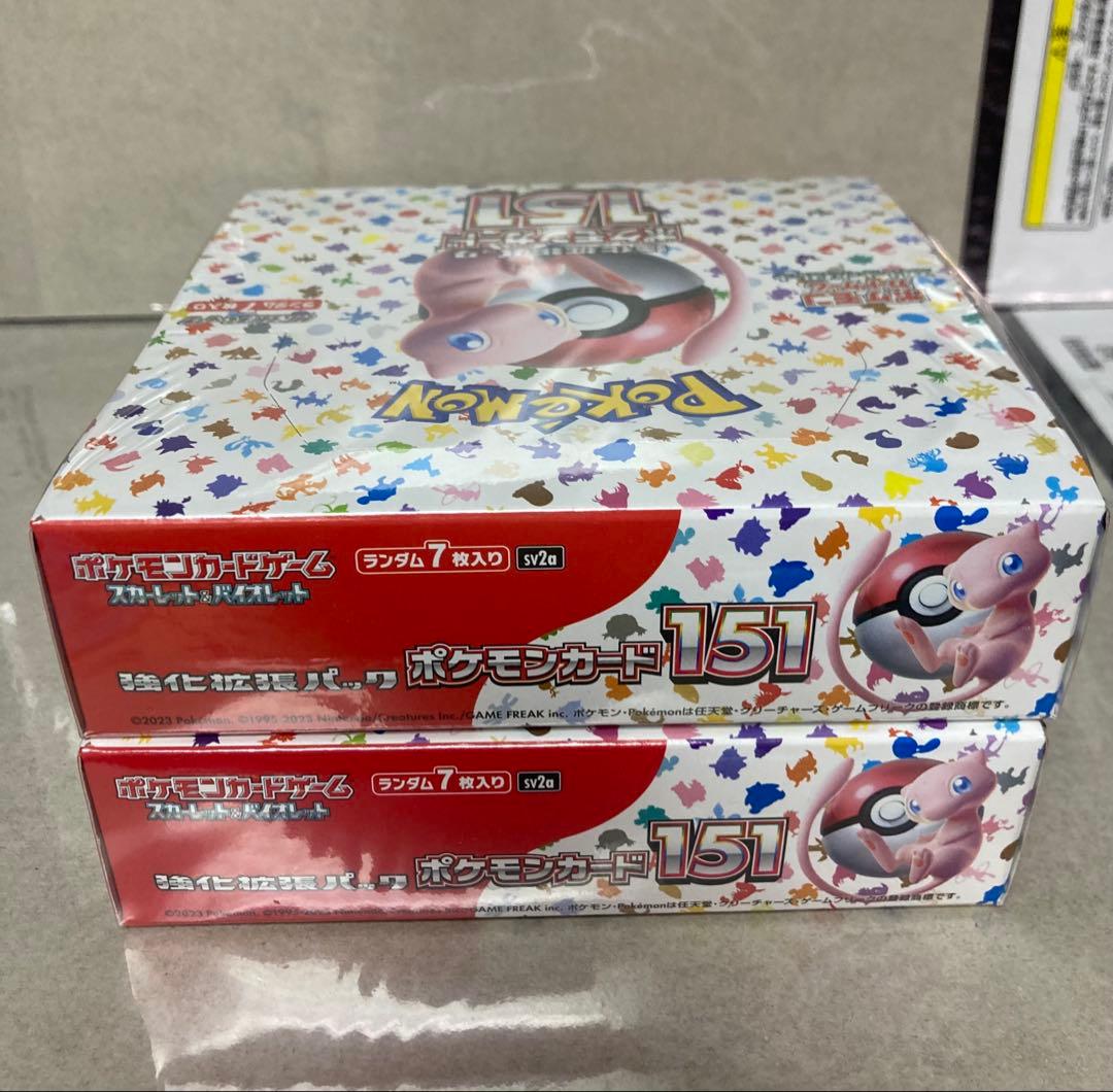ポケモンカード151 BOX シュリンク付き未開封　 2BOX