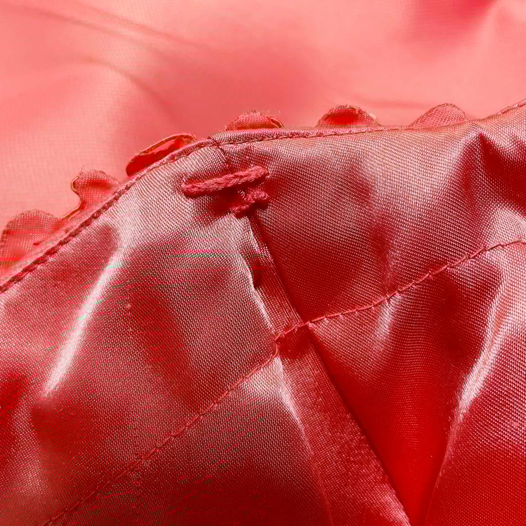 希少✨エメ✨ステージドレス　演奏会 9号　サーモンピンク　刺繍　パール　Aライン