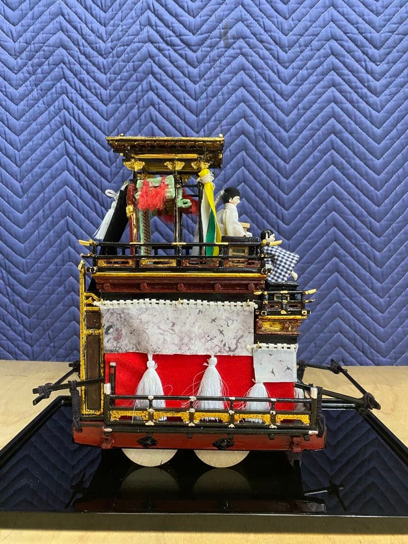 ユネスコ無形文化遺産登録　岐阜県大垣市の大垣まつりの山車のミニチュア1/20