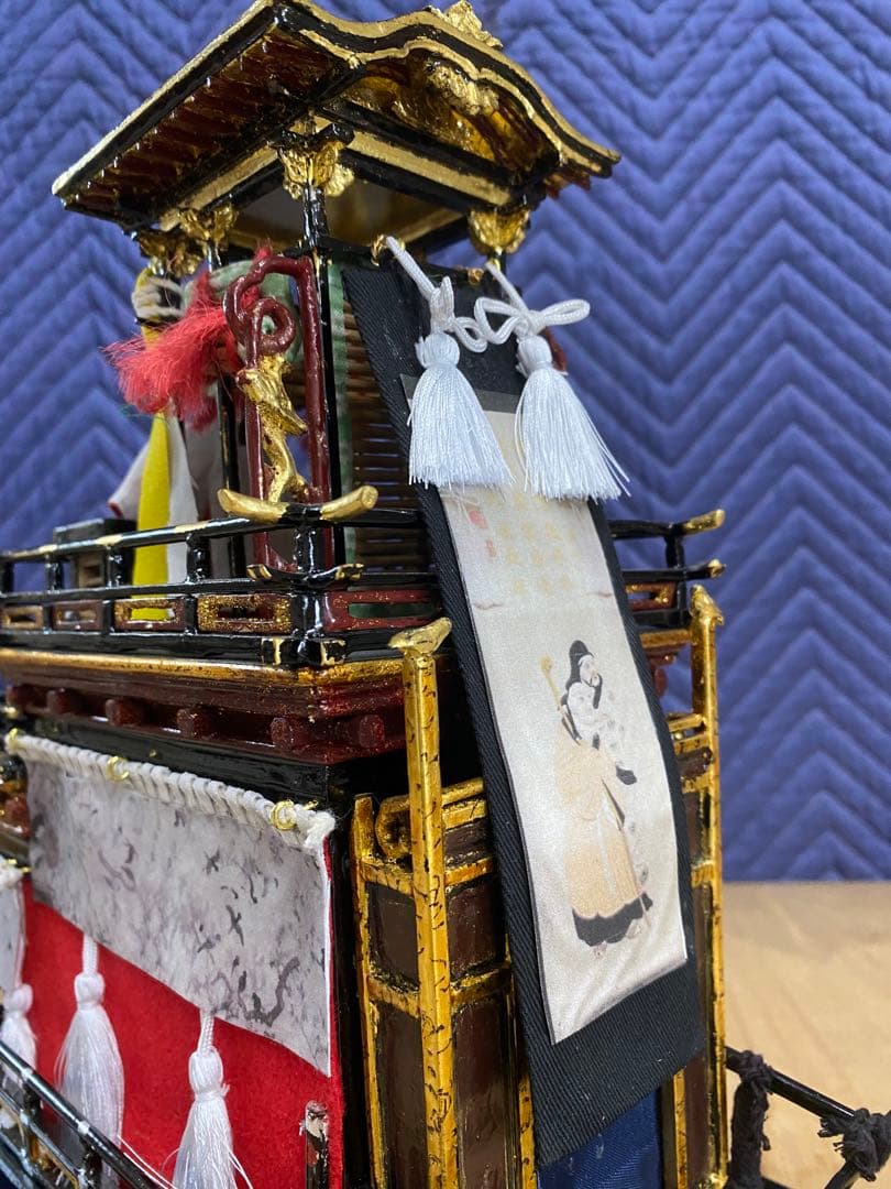 ユネスコ無形文化遺産登録　岐阜県大垣市の大垣まつりの山車のミニチュア1/20