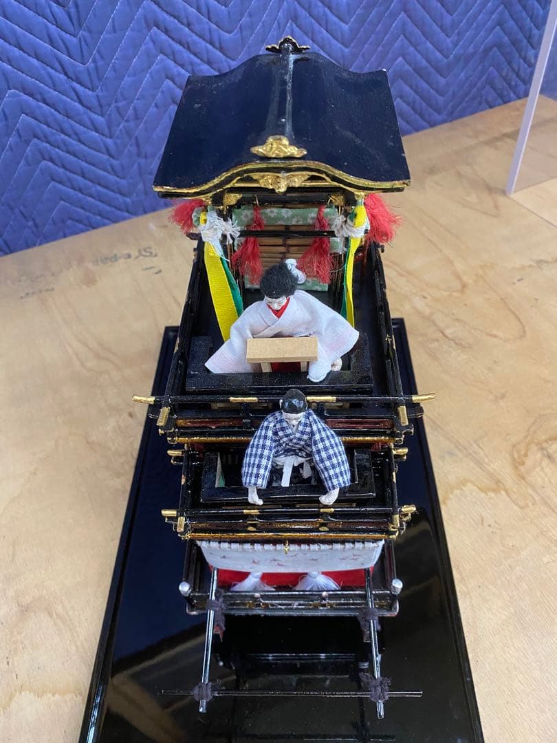 ユネスコ無形文化遺産登録　岐阜県大垣市の大垣まつりの山車のミニチュア1/20