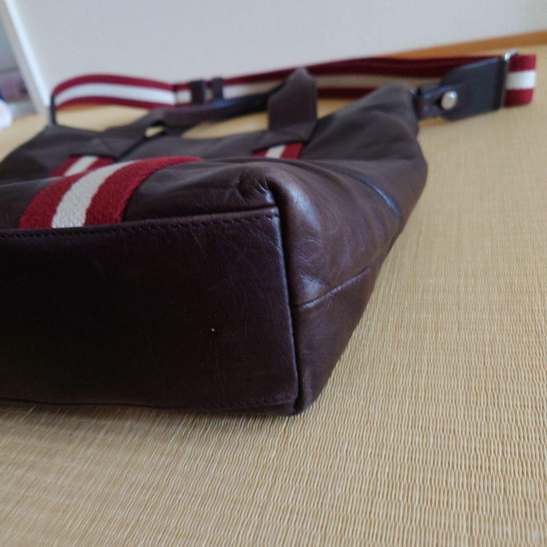 BALLY ダークブラウン ビジネスバッグ