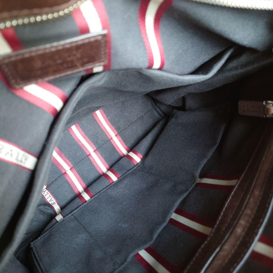 BALLY ダークブラウン ビジネスバッグ