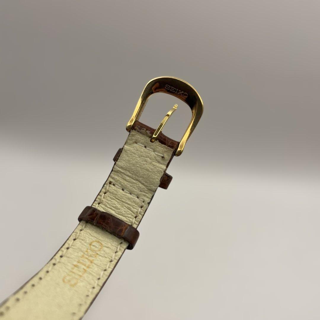 未使用　セイコー　ノイエ　4N21-5250 ゴールド　ブラウン