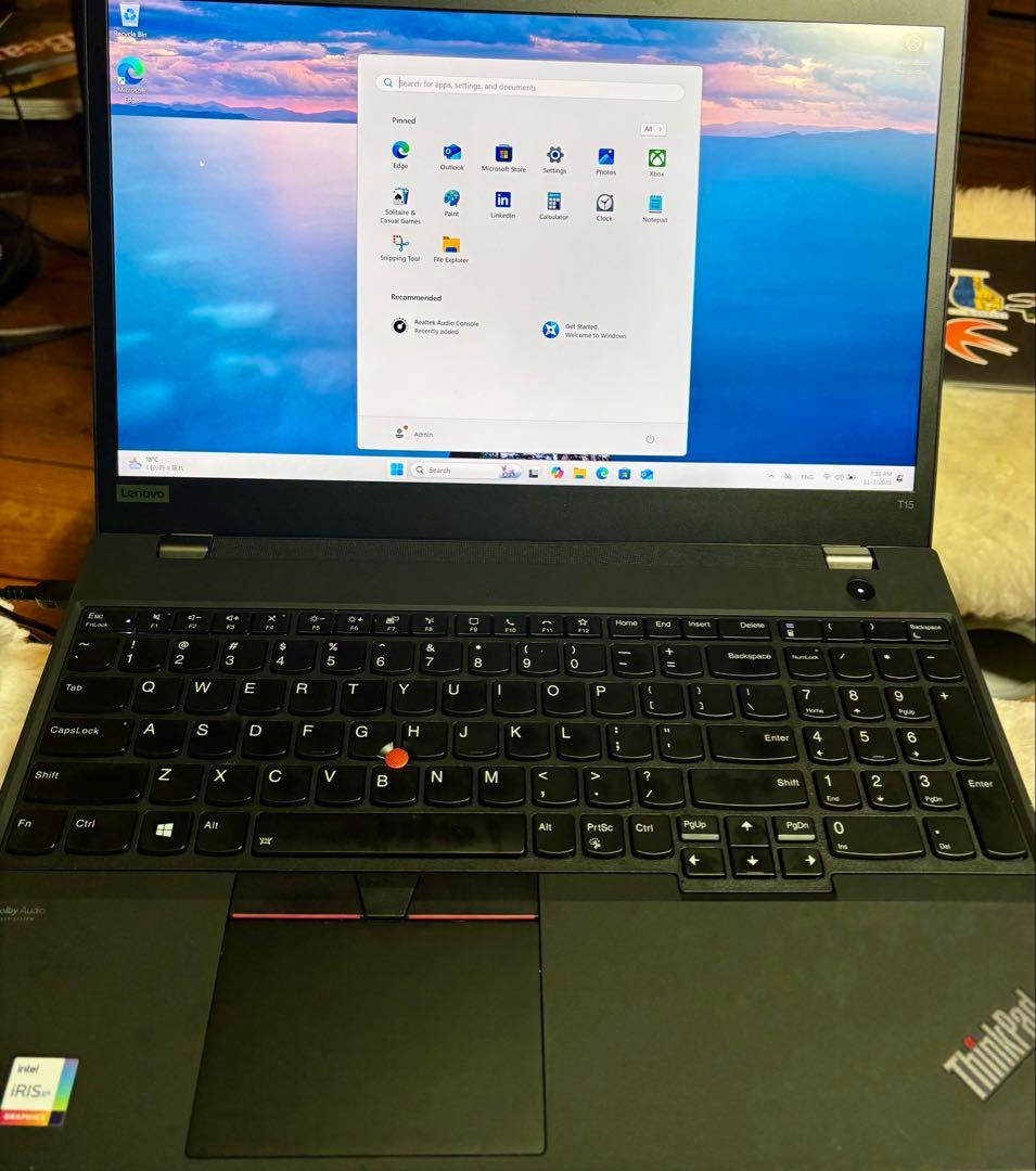 ThinkPad ノートPC T15 Gen2 i7 32GB 1TB SSD
