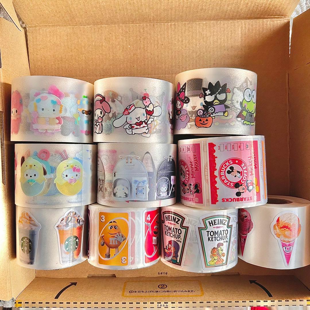 リオ　アメキャラ　ロールシールセット