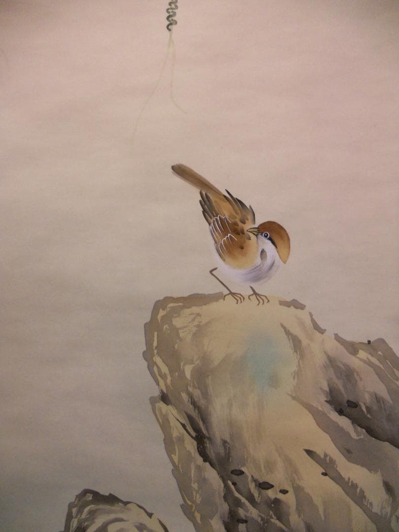 掛け軸 中浦硯堂 『 六瓢息災 』 絹本 希少 軸装 茶道具 掛軸 美品 です。