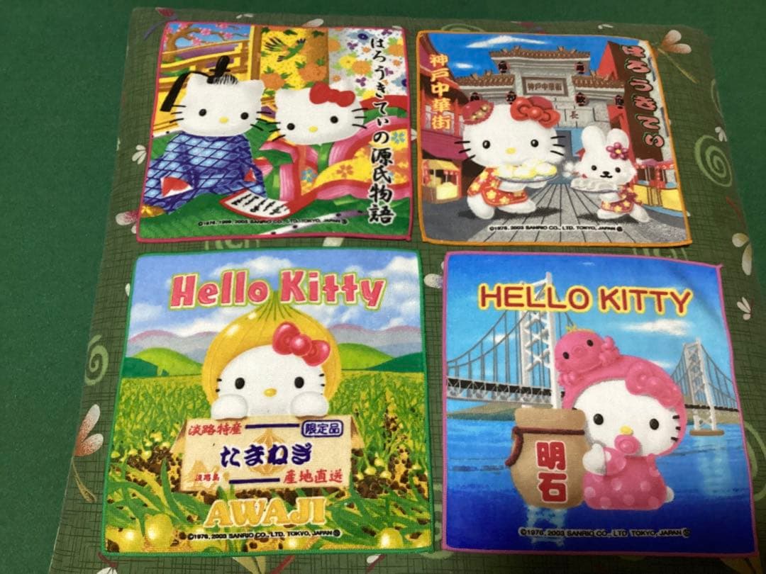 ハローキティ　ご当地タオルハンカチ