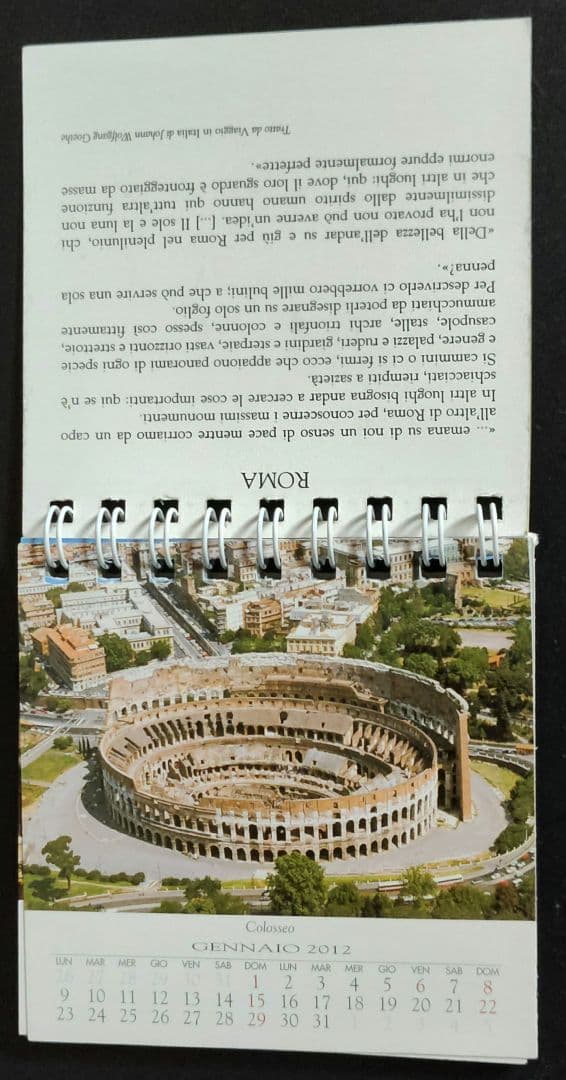 【中古品】ATS Italia Editrice社 イタリア ローマ カレンダー