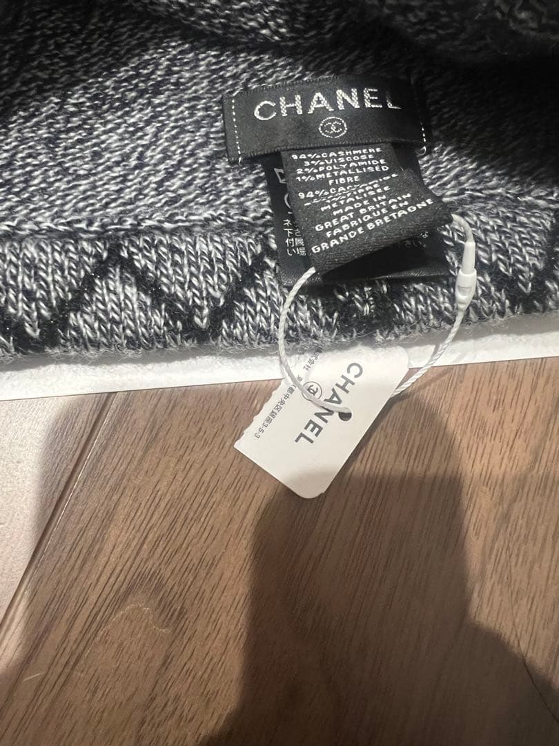 新品未使用CHANELニット帽