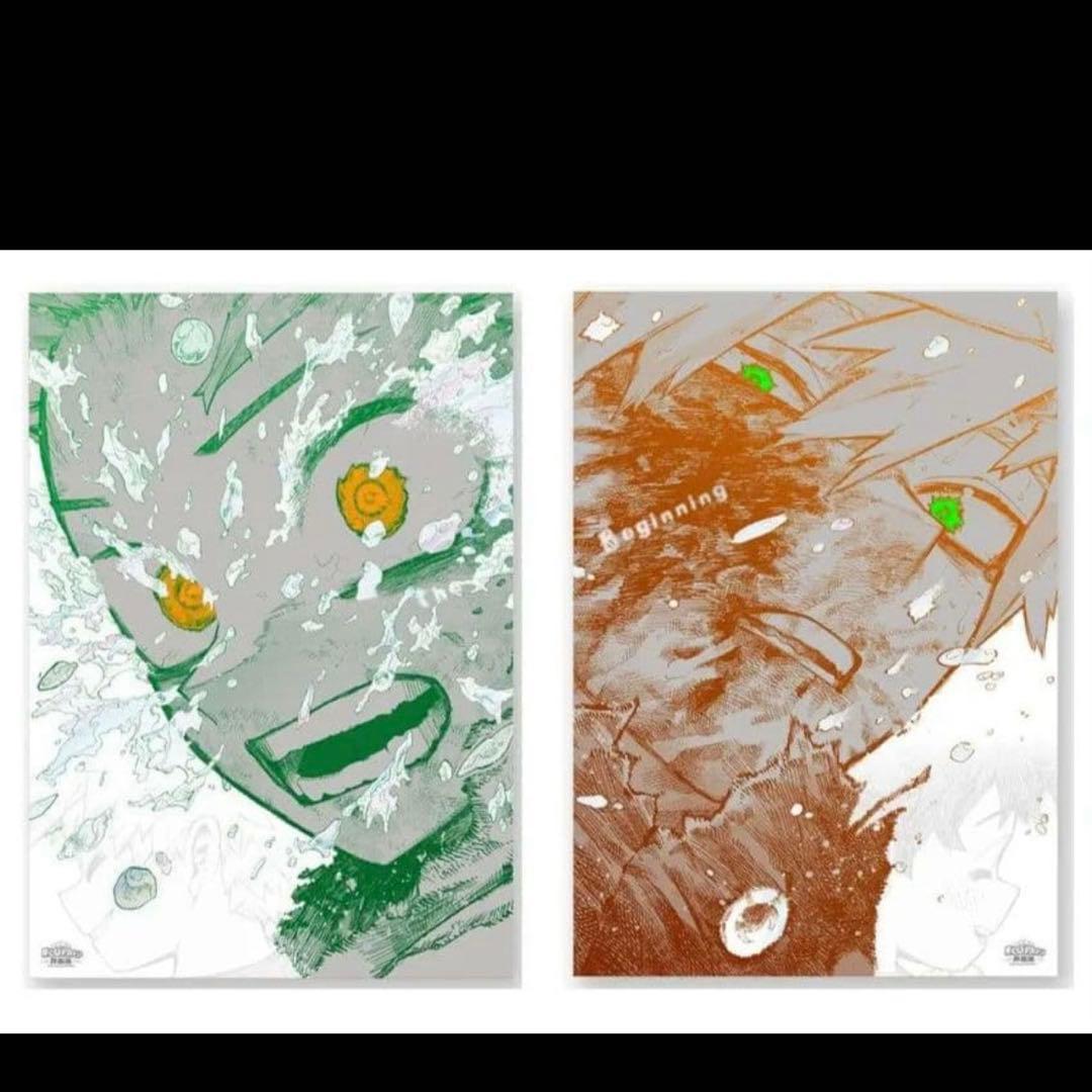 ヒロアカ展　A2アートポスター2枚セット