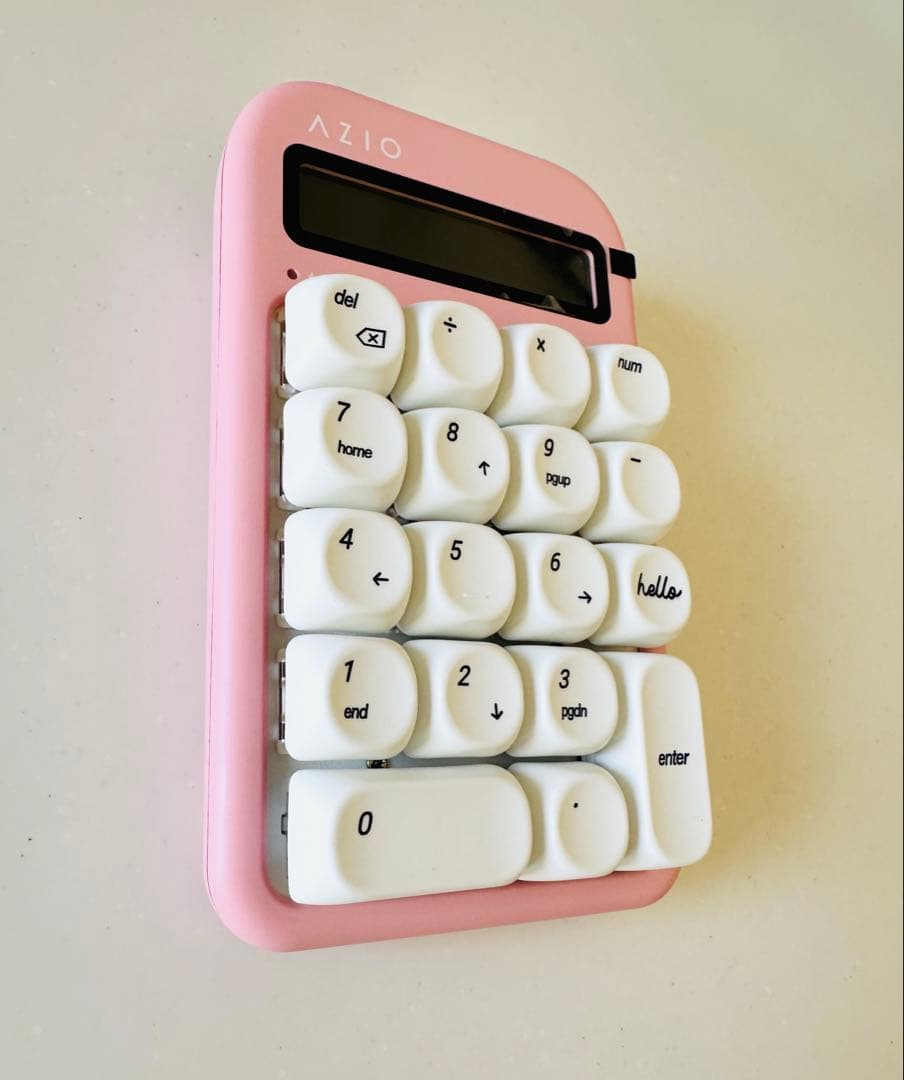 AZIO PINK BLOSSOMテンキー カスタム 電卓 韓国