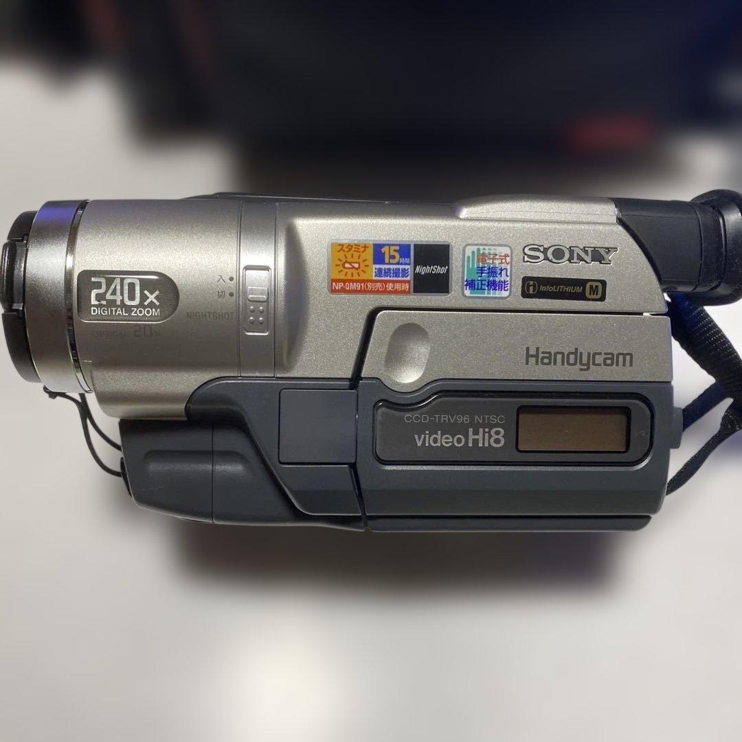 美品　SONY VideoHi8Handycam CCD-TRV96 ①