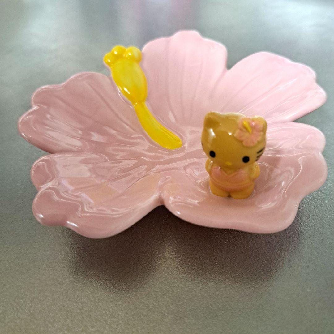 ハイビスカス　キティ　トレイ　日焼けキティ　平成レトロ