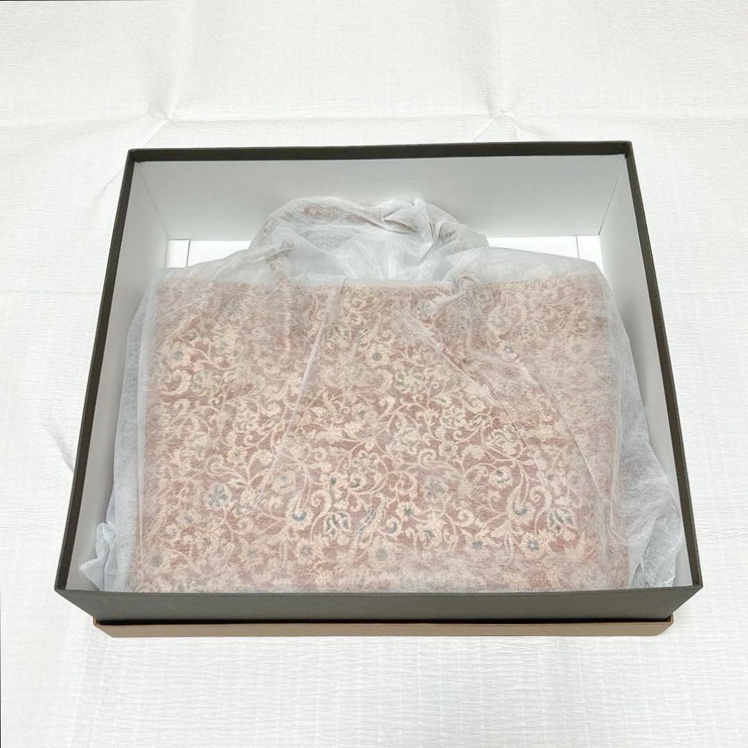 川島織物 和装バッグ Wファスナーバッグ(大) 瑞鳥唐草 絹 シルク 未使用