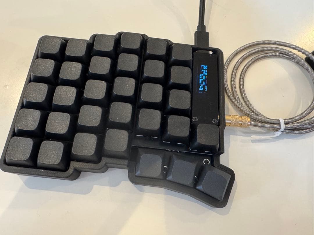 【新品】keyball61 完成品、メインスイッチ、メインキーキャップ