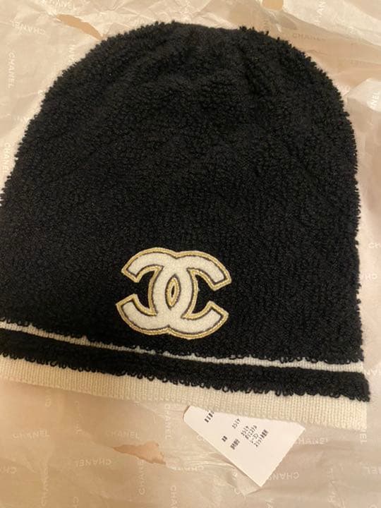 シャネル　新品未使用　ニット帽