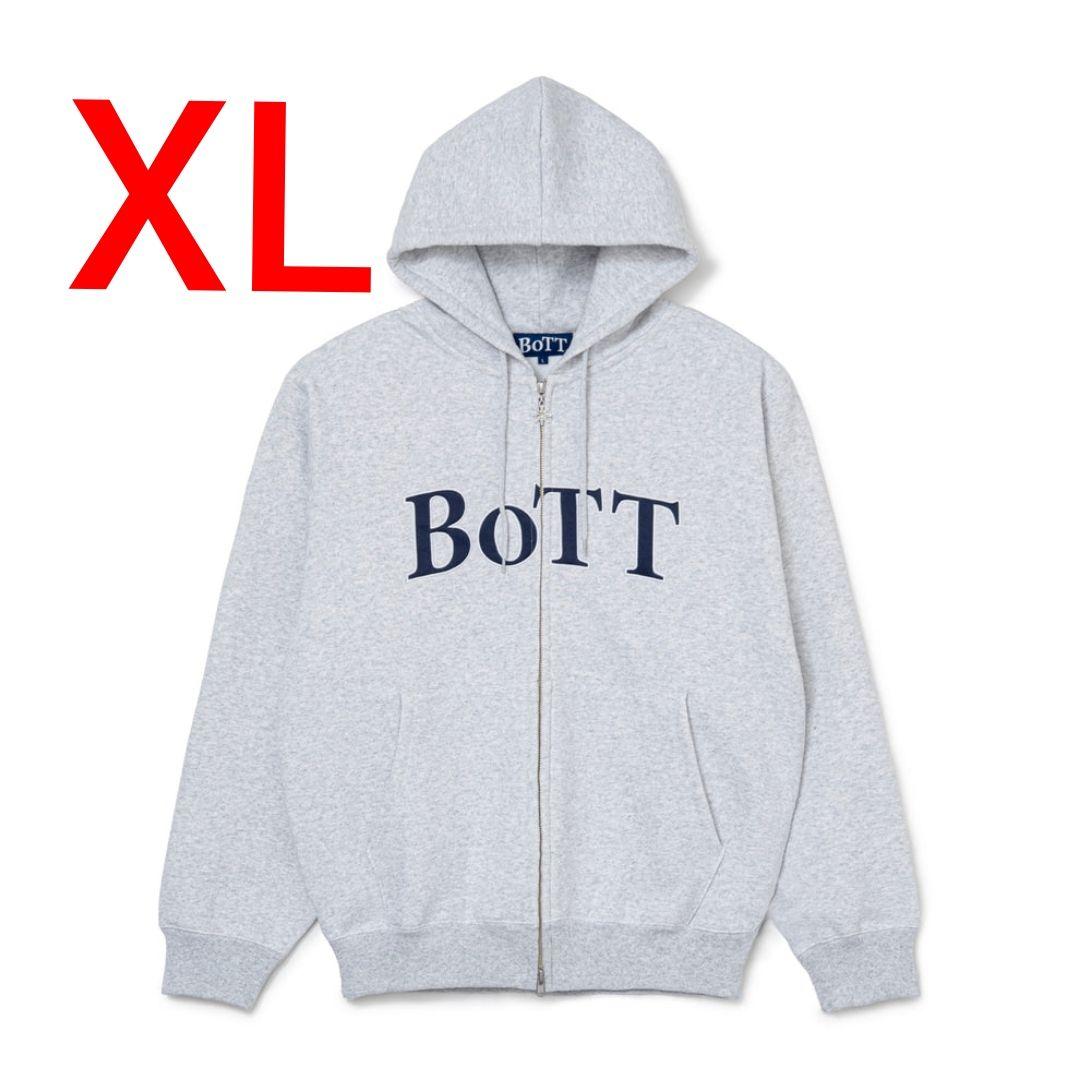 【新品】XLサイズ グレー BoTT OG Logo Zip Hoodie
