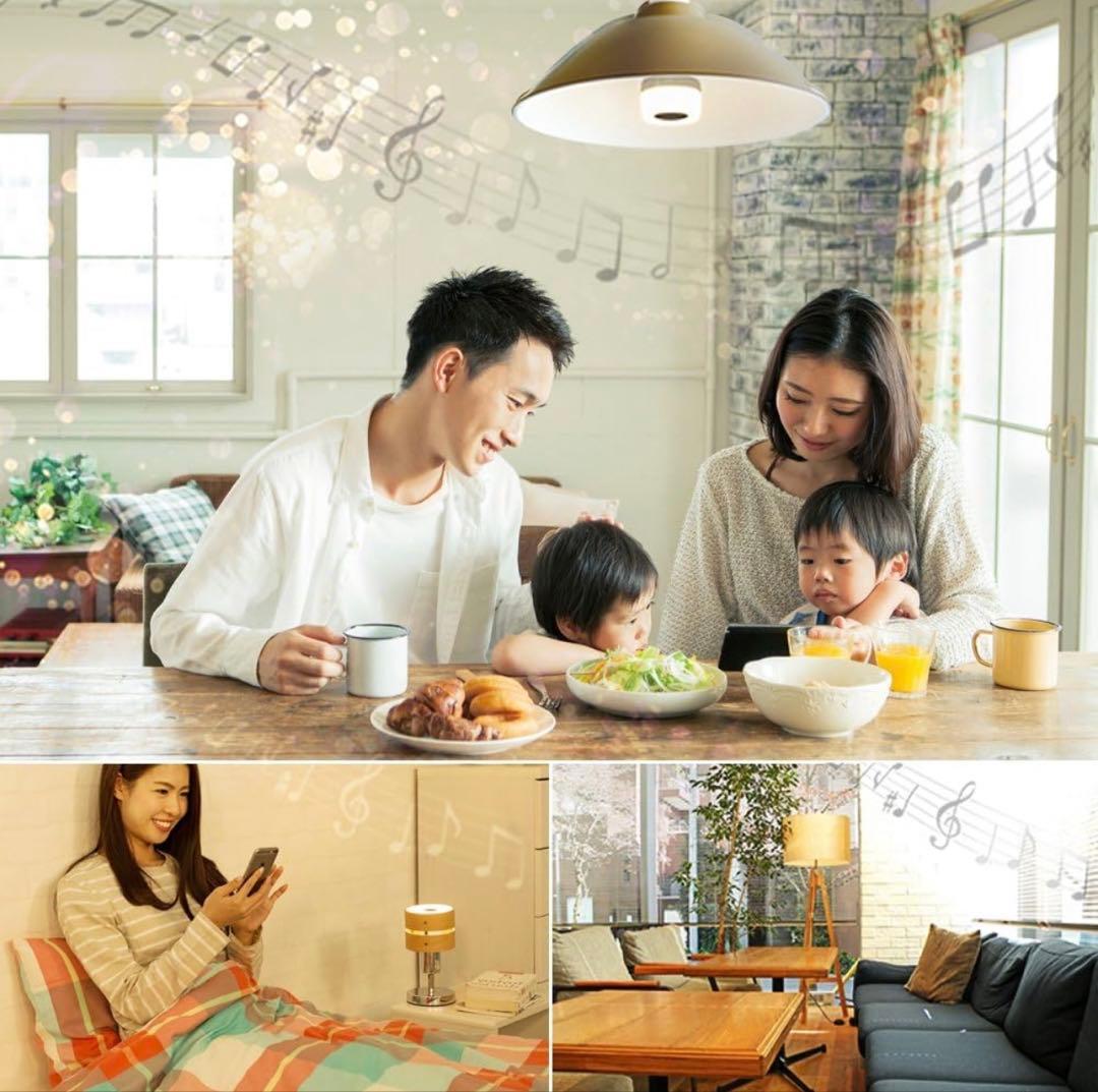 【4個セット】アイリスオーヤマ スピーカー付LED電球 LDF11L-G-4S